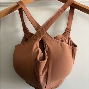 Lululemon Women’s Brown Run Times Bra High Support 32DD